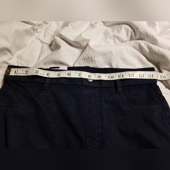 NWT 15% SPANDEX JEGGINGS IN DARK BLUE WASH BACK POCKETS HIGH QUALITY STRETCH - Picture 10 of 12